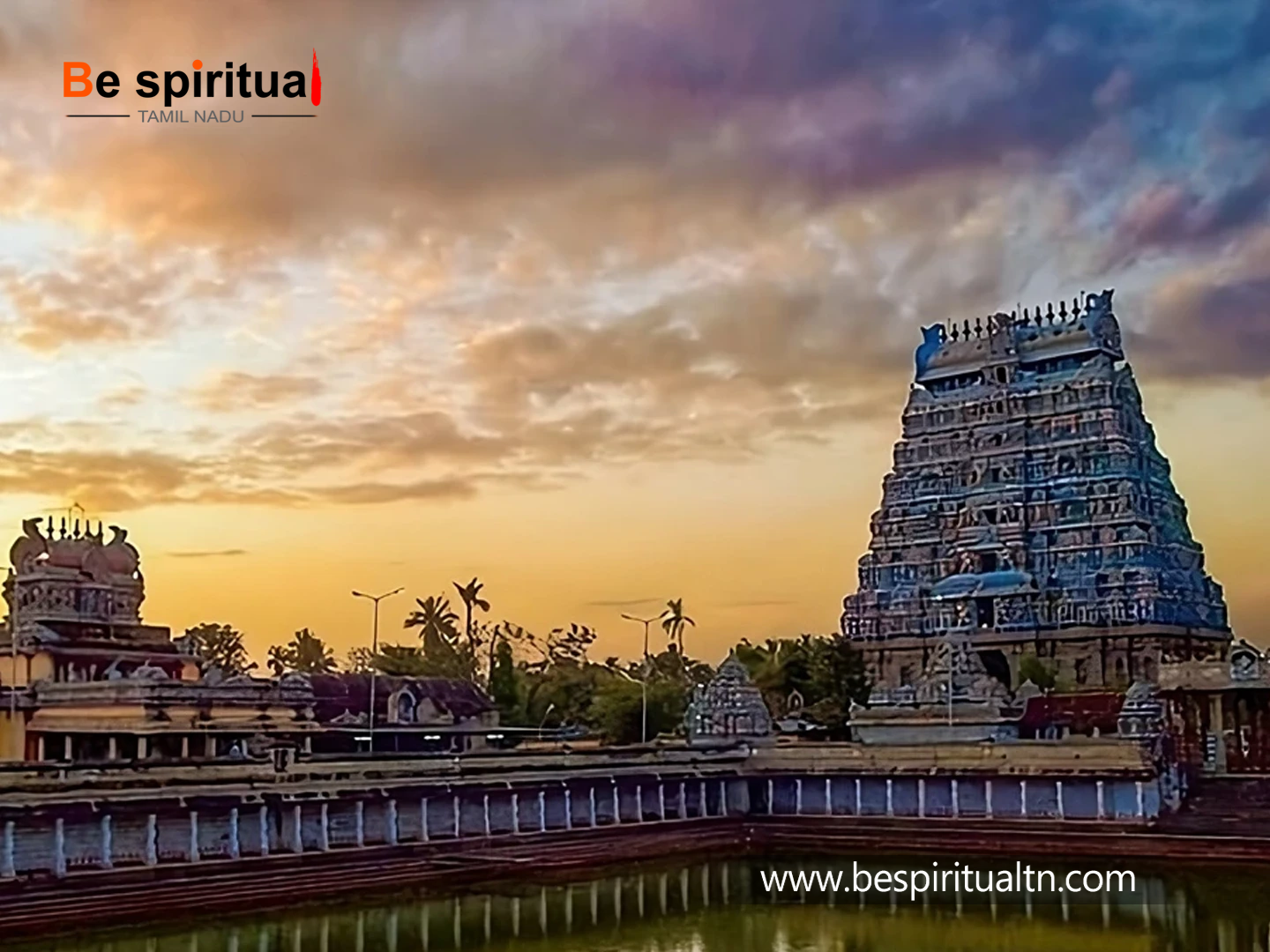 Sacred reflections on still water, and a Gopuram that carries centuries of cosmic rhythm — Chidambaram’s grace captured in a single frame. copy