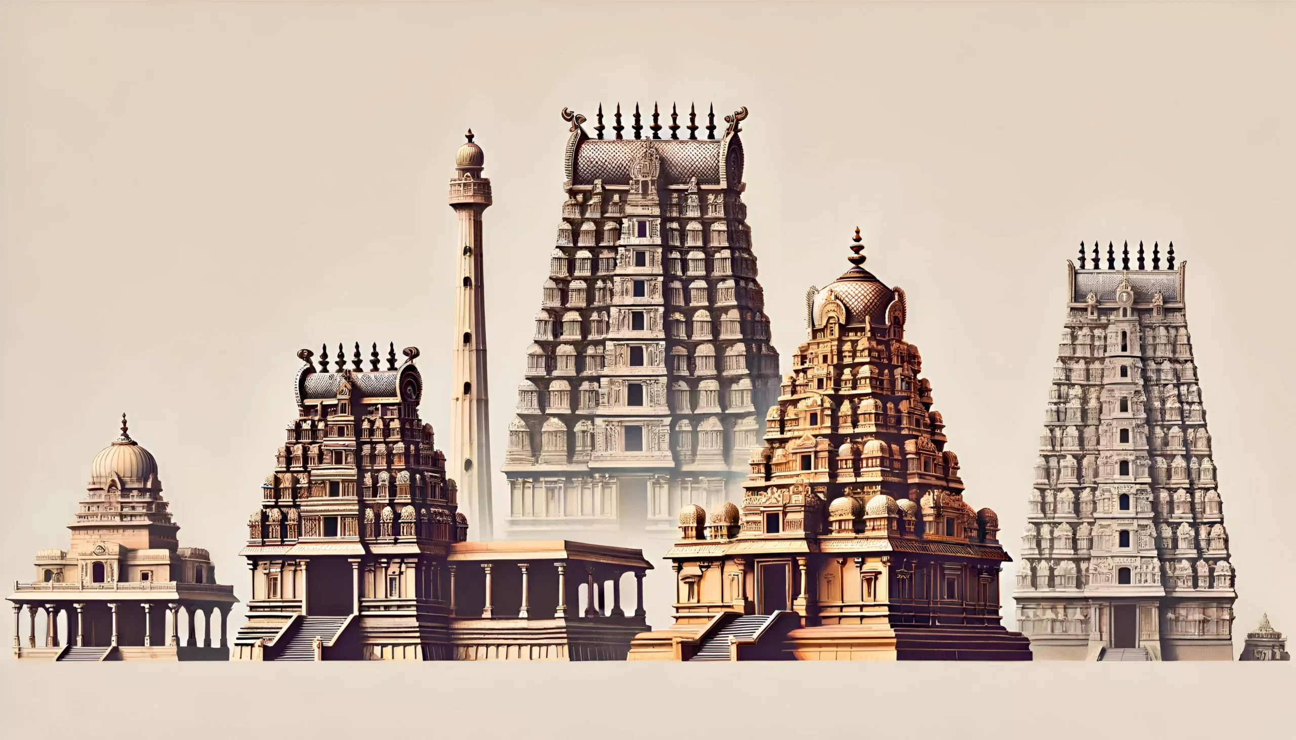 Ancient Dravidian temple architecture